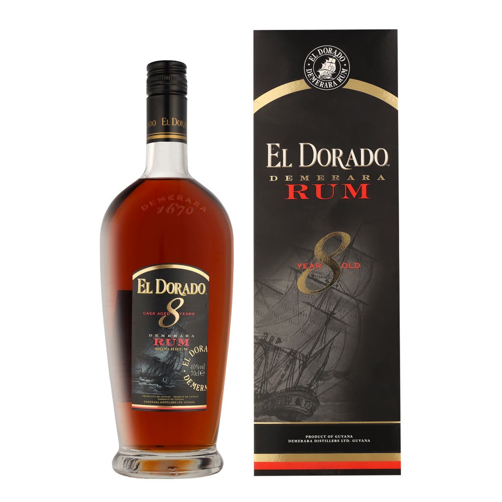 El Dorado 8 Years Dark Rum 70cl