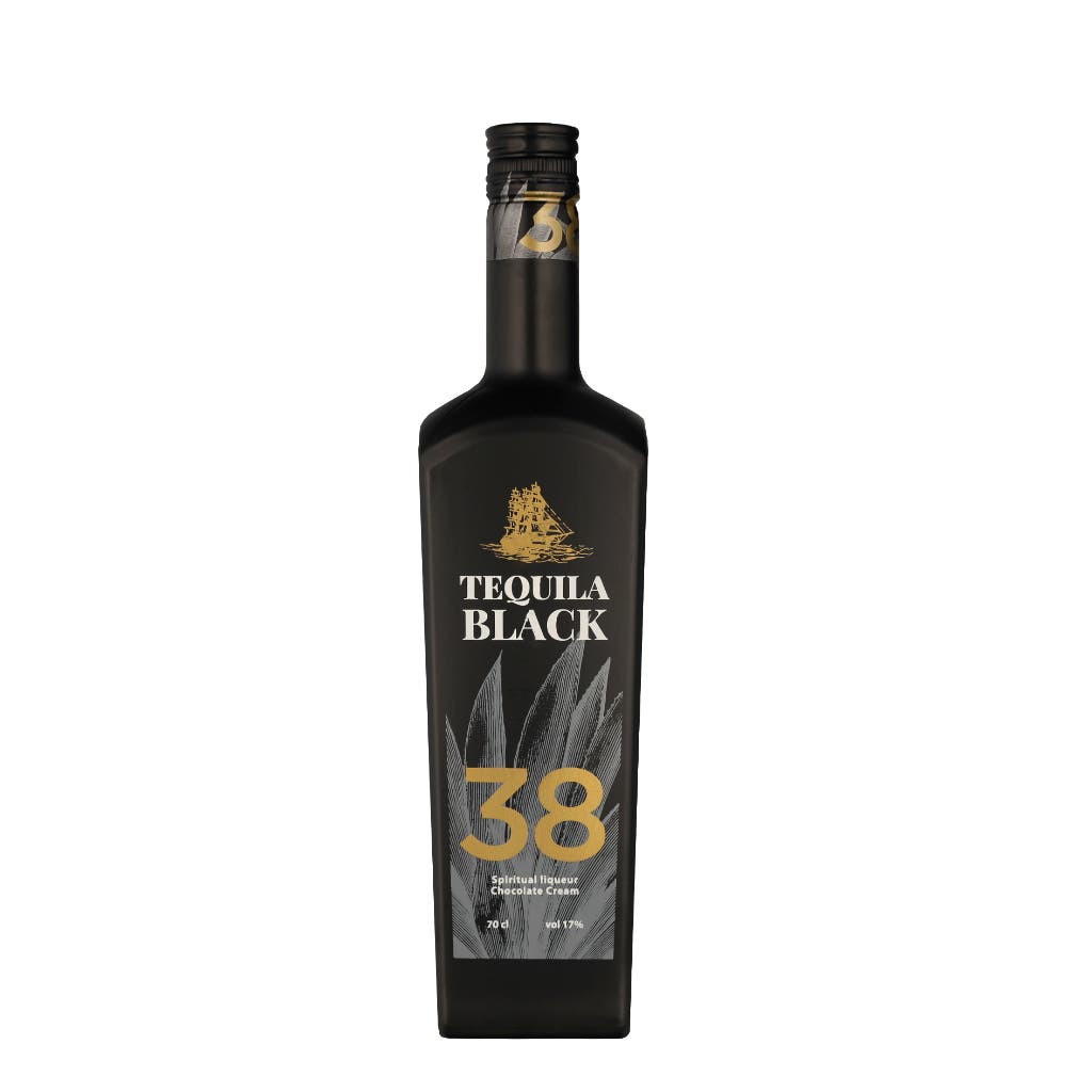 38 Tequila Black Chocolate Cream 70cl