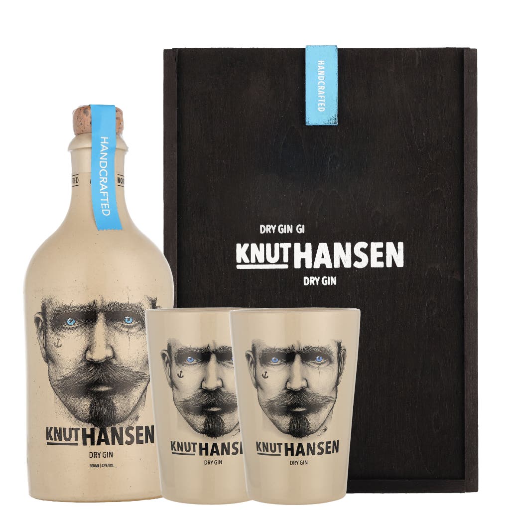 Knut Hansen + 2 Ceramic Cups 50cl