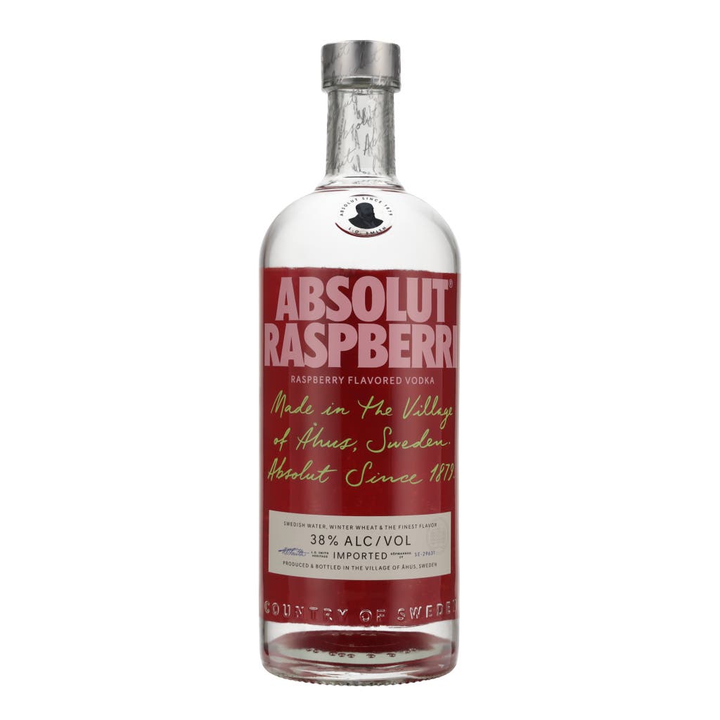 Absolut Raspberri 1ltr 38%