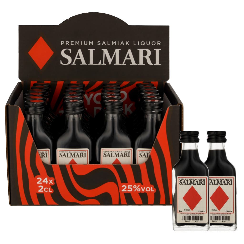 Salmari Premium Salmiak Liquor 24 x 2cl