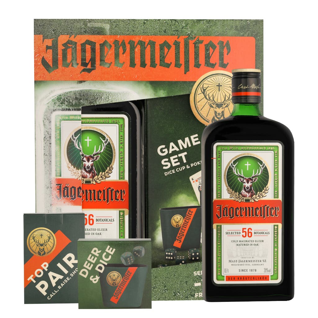 Jagermeister + Gameset 70cl