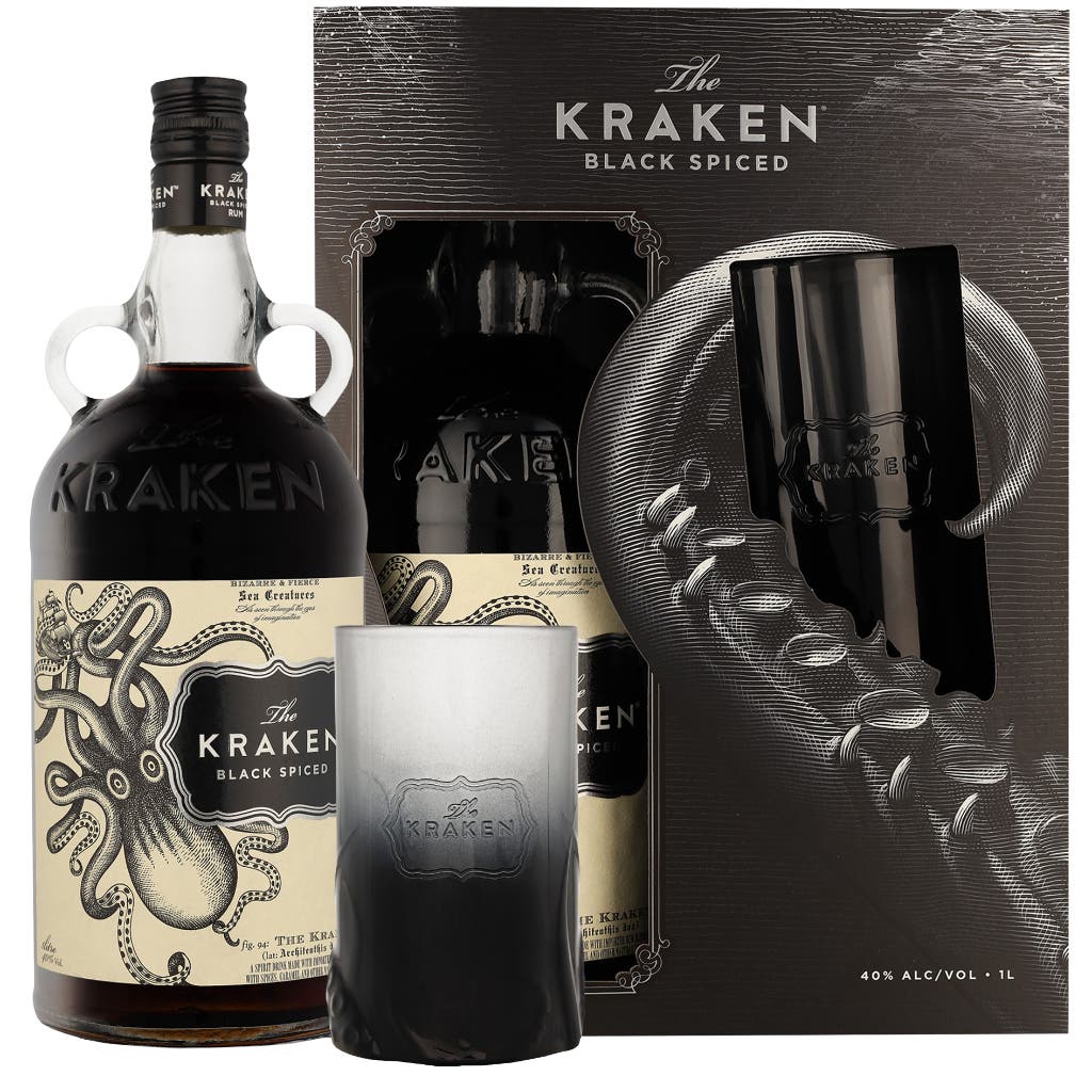 Kraken Black Spiced Giftset 1ltr
