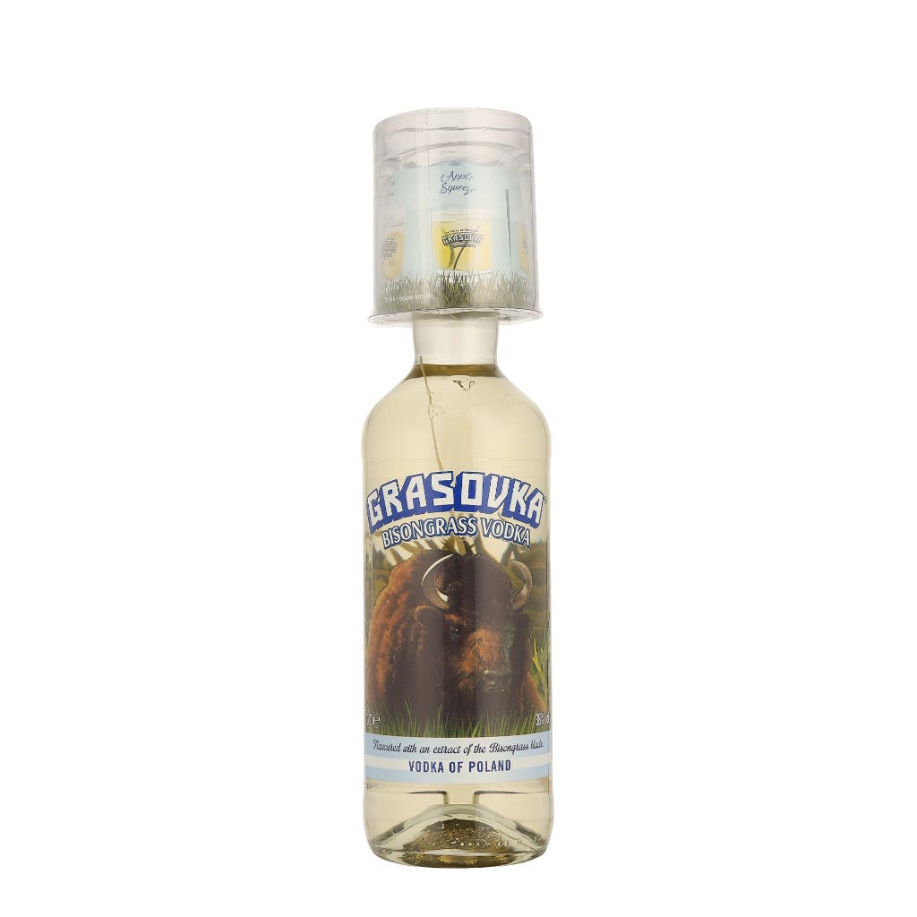 Grasovka Bison Brand Vodka + Glass 70cl